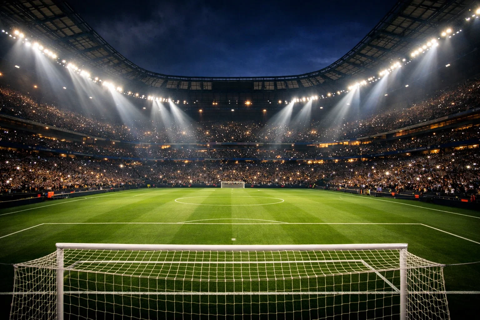 Champions League Prognose 2026 – Stadion bei Flutlicht vor dem Anpfiff