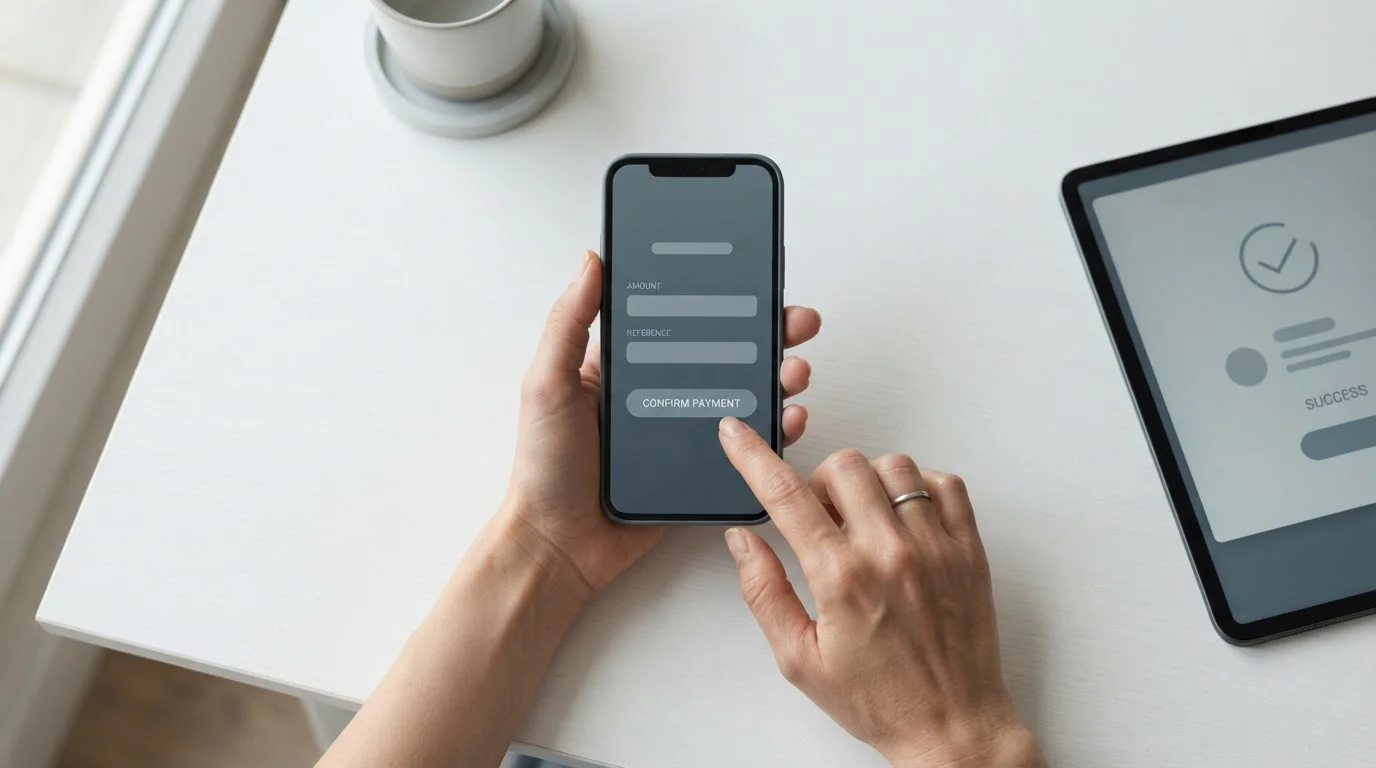 Smartphone-Zahlung mit neutraler Payment-Oberfläche