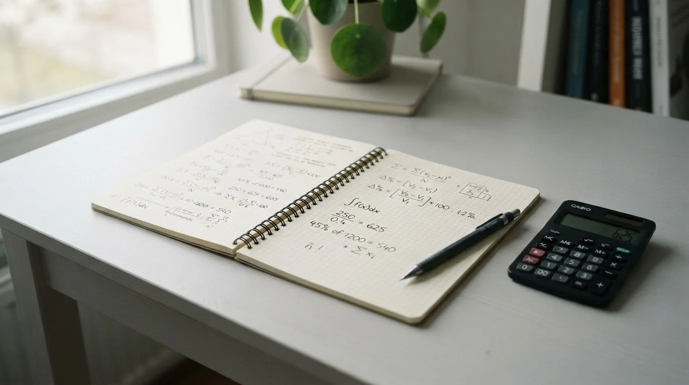 Mathematische Berechnung von Wettquoten und Anbietermargen auf Papier